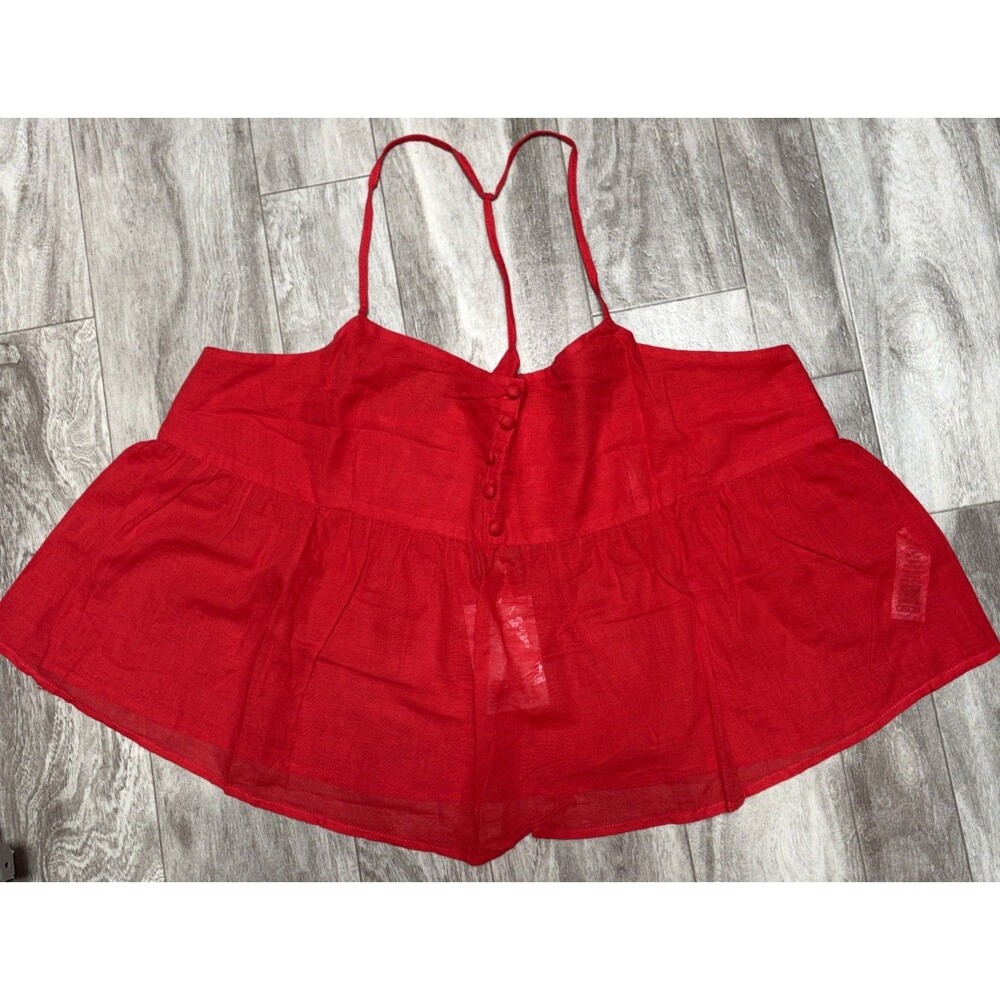 ASOS crop Cami With Button Details Size 14